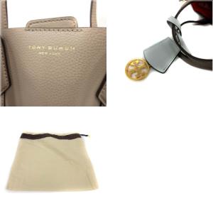 TORY BURCH ペリー スモール トリプルコンパートメント トートバッグ グレージュ
