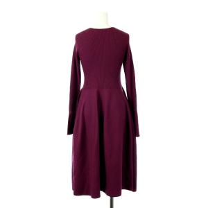 CELFORD 18AW ワンピース ホールガーメントニット ロング パープル