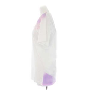 Maison Margiela 19SS タイダイ染め エイズTシャツ カットソー 半袖 S 白 ホワイト ピンク S32GJ0007