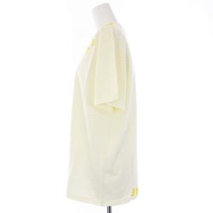 Maison Margiela 17SS エイズTシャツ カットソー 半袖 Vネック ロゴ M ライトベージュ S51GJ0001