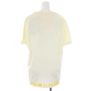 Maison Margiela 17SS エイズTシャツ カットソー 半袖 Vネック ロゴ M ライトベージュ S51GJ0001