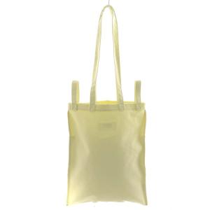 MM6 Maison Margiela 4ハンドル トートバッグ ハンドバッグ ショルダーバッグ キャンバス レザー ライトグリーン SB5WC0001