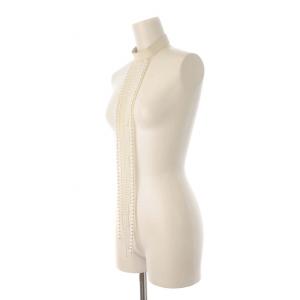 MM6 Maison Margiela 22SS コットンパール タッセル ネックレス ホワイト SM7UU0010