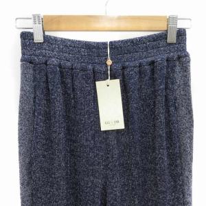 GOLDEN GOOSE ワイドパンツ イージーパンツ ラメ XS 紺 ネイビー