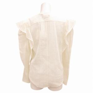 ISABEL MARANT 2021年製 ブラウス レース フリル 36 ホワイト