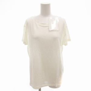 2018年製 Tシャツ カットソー 半袖 リネン 麻 XS 白 ホワイト /FT2 0830 GY21