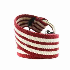 ISABEL MARANT ETOILE ベルト Dカン ストライプ 赤 レッド 白 ホワイト /AN29 GY21
