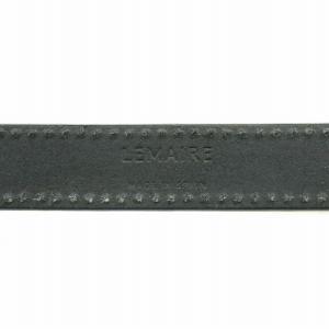 LEMAIRE ベルト ハトメ レザー 黒 ブラック