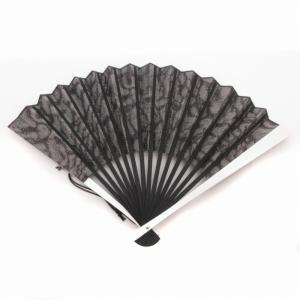 Roen 1 ×白竹堂 コラボ 扇子 アルミ骨セット レオパード柄 ヒョウ柄 黒 ブラック /BL2 0830 TZ