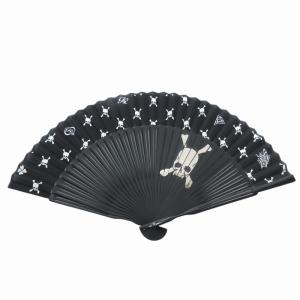 3 ×白竹堂 コラボ 扇子 モノグラムスカルセット /BL5 0829 TZ GY18