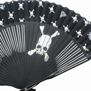 Roen 3 ×白竹堂 コラボ 扇子 モノグラムスカルセット /BL5 0829 TZ GY18