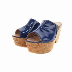 FXAFERRIRA by gaimo タグ付き ミュール サンダル ウエッジソール エナメル 55 36