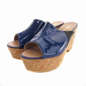 FXAFERRIRA by gaimo タグ付き ミュール サンダル ウエッジソール エナメル 65 37