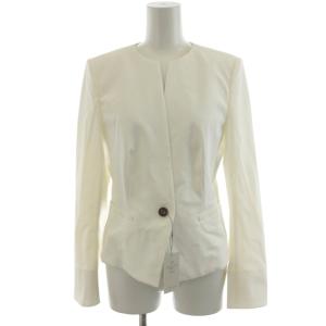 20SS 24 TWENTY FOUR JACKET Cool ノーカラージャケット シングル 40 白