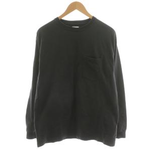 スビンコットン 度詰め吊り天竺ポケット付きロンT Tシャツ カットソー 長袖 5 グレー CSLM-105M