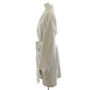 SALON ルームウェア ナイトウェア パジャマ バスローブ ガウン ロング F グレー SHK-09010-C /AN37