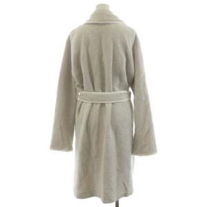 SALON ルームウェア ナイトウェア パジャマ バスローブ ガウン ロング F グレー SHK-09010-C /AN37