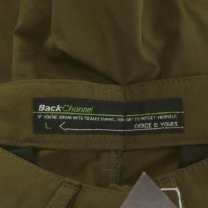 Back Channel パンツ ジッパーフライ L カーキ 2321608 /AN15