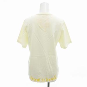 Maison Margiela 17SS エイズTシャツ カットソー 半袖 Vネック ロゴ S ライトベージュ S30GJ0004