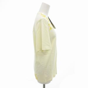 Maison Margiela 17SS エイズTシャツ カットソー 半袖 Vネック ロゴ S ライトベージュ S30GJ0004