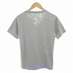 Maison Margiela AIDS エイズTシャツ カットソー Vネック 半袖 S グレー S30GJ0007