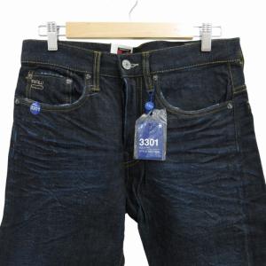 G-Star RAW タグ付き 3301 STRAIGHT KRUCE DENIM 3D RAW デニムパンツ ジーンズ ストレート