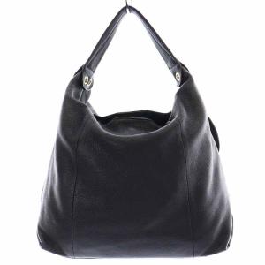 FURLA エリザベス ELISABETH ハンドバッグ レザー サイドジップ 裏地ロゴ 黒 ブラック F5642