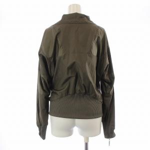 adidas Originals トラックジャケット ブルゾン ジップアップ ロゴ 3ストライプ M カーキ