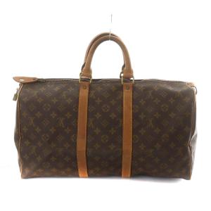 LOUIS VUITTON M41428 モノグラム キーポル45 ボストンバッグ ブラウン