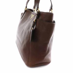 PRADA VIT.DAINO トートバッグ レザー ロゴ BRUCIATO BR4970