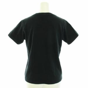 NUMBER (N)INE Tシャツ カットソー クルーネック 半袖 ロゴ 馬 プリント 1 S 黒 ブラック 白 ホワイト