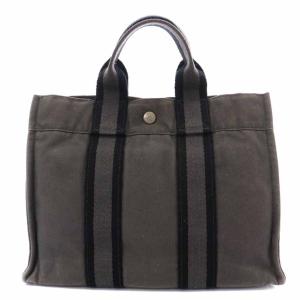 HERMES フールトゥPM ハンドバッグ トートバッグ ミニ グレー