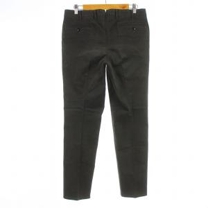 TOMORROWLAND 20AW ストレッチチノ スリムパンツ TESSUTI DI SONDRIO テーパード ジップフライ 46 M チャコールグレー