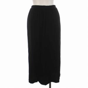 MARC JACOBS THE BUTTON-UP SKIRT ザ ボタン アップ スカート ロング 金ボタン装飾 00 XS 黒 ブラック