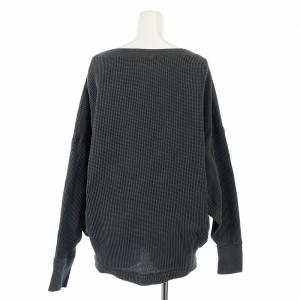 Plage リアム R'IAM 20AW FEMININE WAFFLE プルオーバー カットソー 長袖 ボートネック