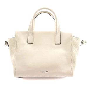 COACH ミニ ライリー キャリーオール ショルダーバッグ ハンド 2WAY レザー 白 ホワイト 27923