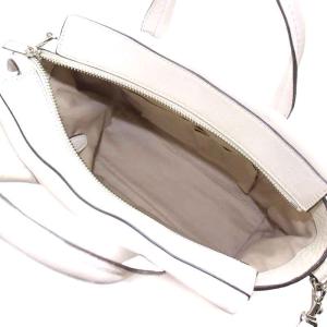 COACH ミニ ライリー キャリーオール ショルダーバッグ ハンド 2WAY レザー 白 ホワイト 27923