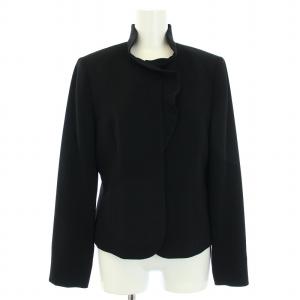 FORMAL ブラックフォーマル ジャケット スタンドカラー フリル 7AR S 黒 ブラック