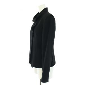 Chloe FORMAL ブラックフォーマル ジャケット スタンドカラー フリル 7AR S 黒 ブラック