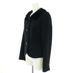 Chloe FORMAL ブラックフォーマル ジャケット ベルベット衿 2WAY 7AR S 黒 ブラック /TK