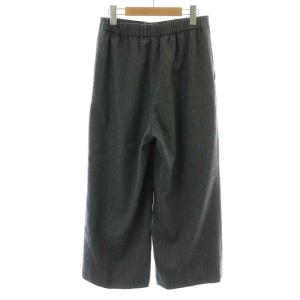 L'EQUIPE YOSHIE INABA 23AW ウールピンストライプパンツ ワイド ジップフライ 38 M グレー B5534FPT054 /NW8