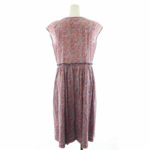 MACKINTOSH PHILOSOPHY MACKINTOSHPHILOSOPHY ワンピース ミモレ ロング 花柄 総柄 36 S ピンク 水色 ライトブルー /AN22