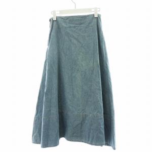 MADISONBLUE デニムスカート フレアスカート ロング丈 01 S 水色 ライトブルー MB171-6008 /AN19