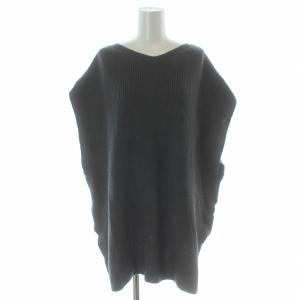 21AW ノースリーブセーター ニット ウール 大きいサイズ46 XXL グレー /KL MU