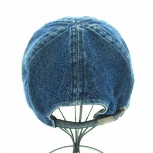 ANTEPRIMA キャップ 野球帽 帽子 デニム USED加工 M 57.5cm インディゴ