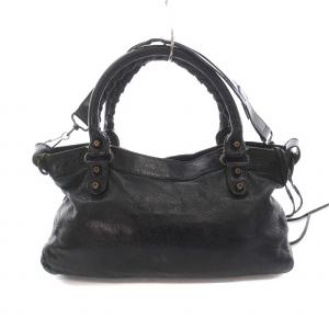 BALENCIAGA THE FIRST ハンドバッグ 2WAY レザー ブラック 103208