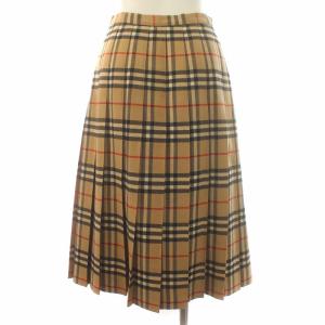 BURBERRYS ノバチェック プリーツスカート サイズ7 ヴィンテージ ヴィンテージ Burberry バーバリープリーツスカート ノバチェック M