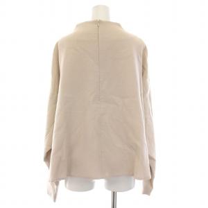 ENFOLD セットアップ 上下 ウールダブルジョーゼットAラインPO プルオーバー カットソー パンツ 36 38 オフホワイト アイボリー