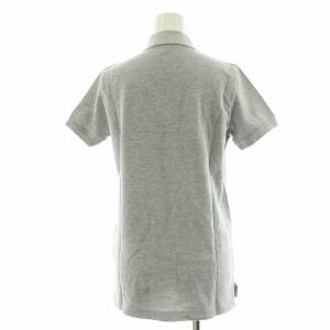 LACOSTE ピーナッツ スヌーピー ポロシャツ 半袖 ワッペン 刺繍 36 M グレー PF684E /NQ