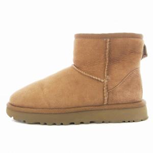 UGG australia クラシック ミニ ムートンブーツ ショート スエード 靴 22cm US5 茶 ブラウン 1016222 MU